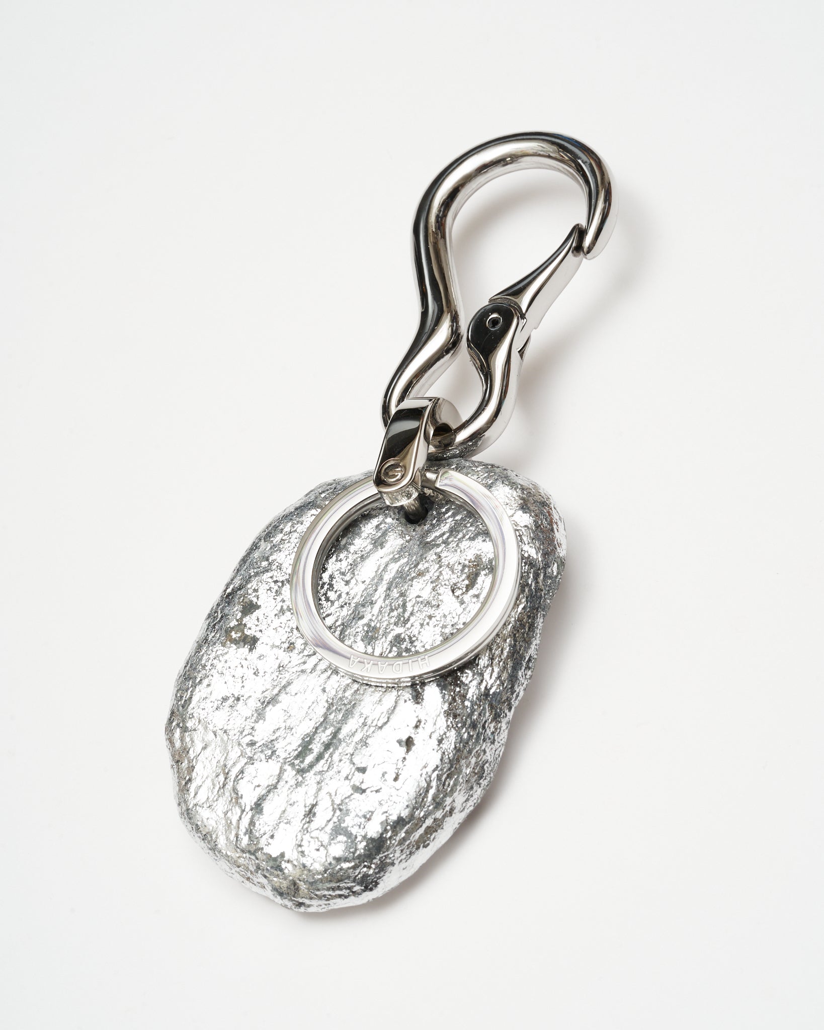 HIDAKA -【PLATING STONE KEY RING(SILVER)】ヒダカ プレーティング