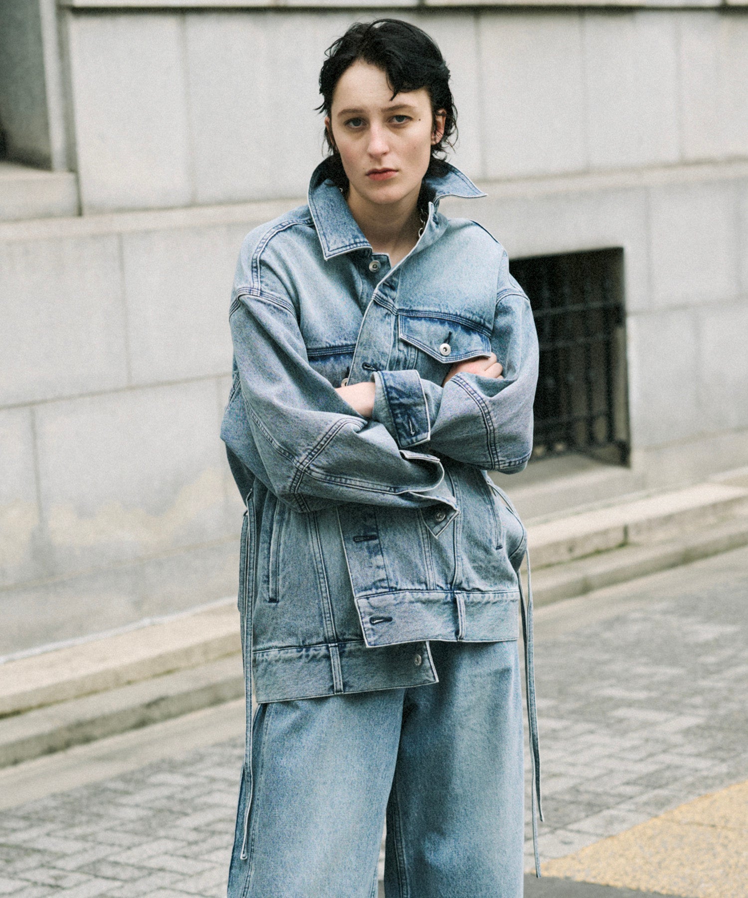 2WAY Over Denim Jacket