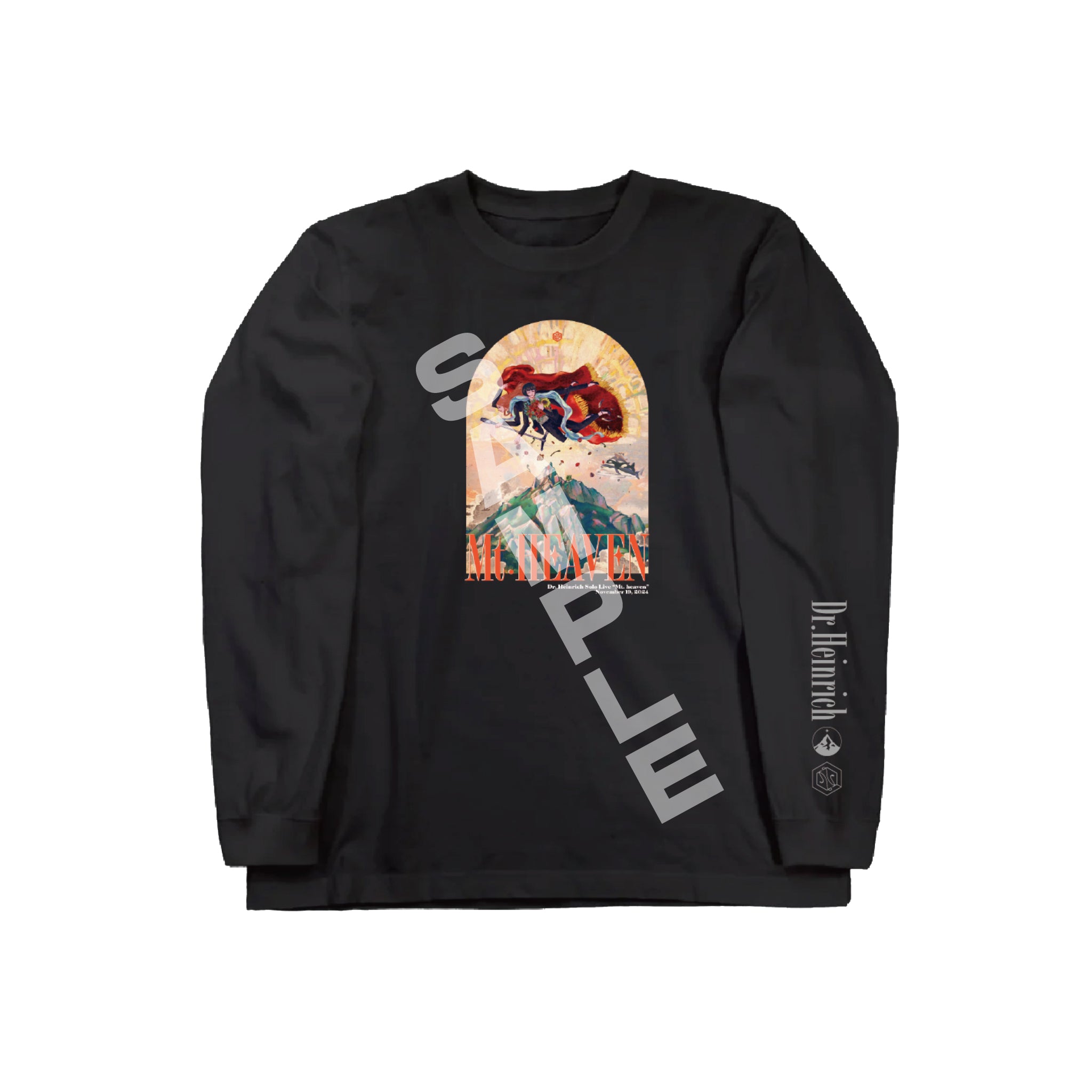Dr.ハインリッヒ】『Mt.HEAVEN』 ロングスリーブTシャツ黒 – FANY Mall
