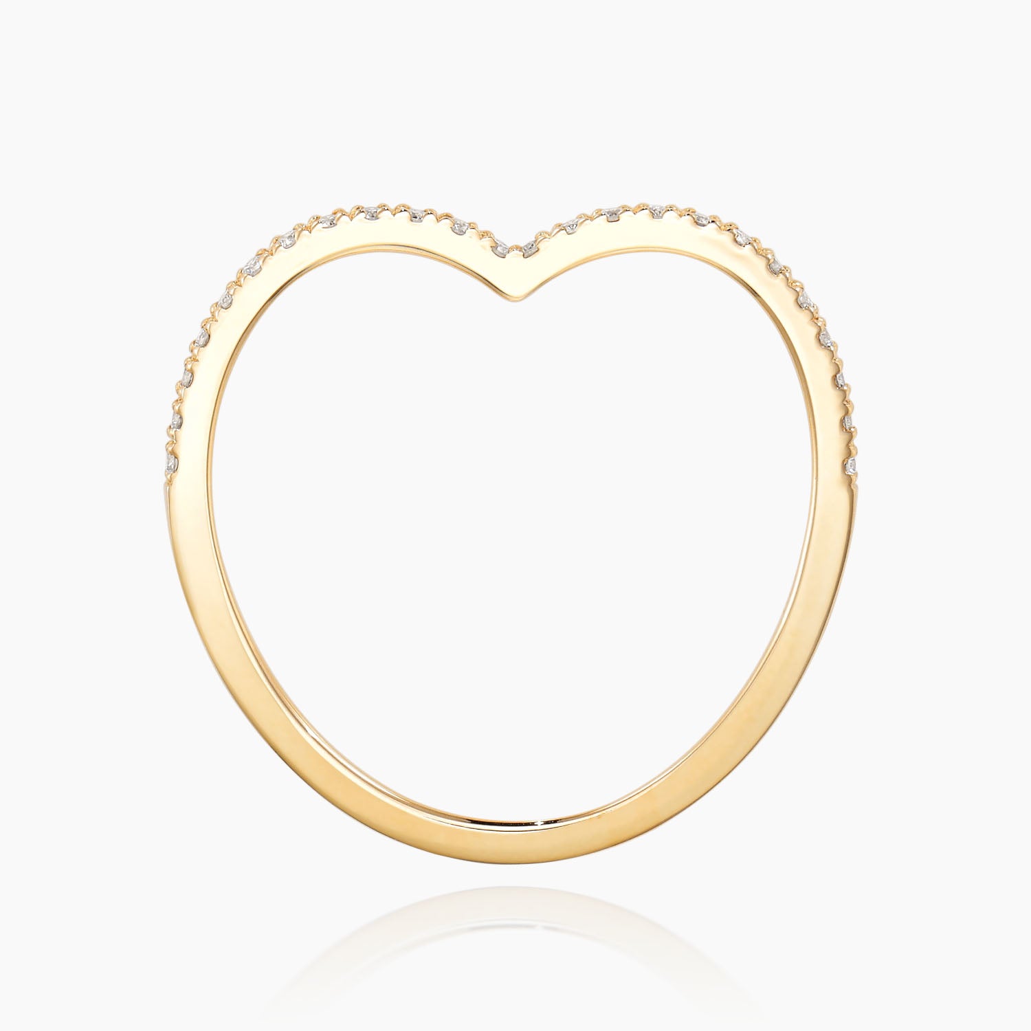 K10リング ハートシルエットダイヤ｜MONATELIER（モナトリエ）公式