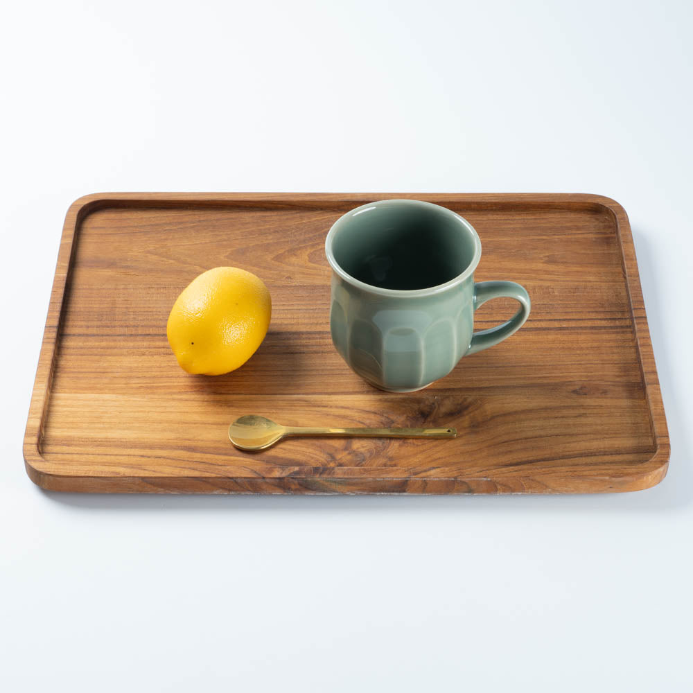 篠山藩窯 王地山陶器所 青磁面取マグカップ ¥4,180 大人の焼き物