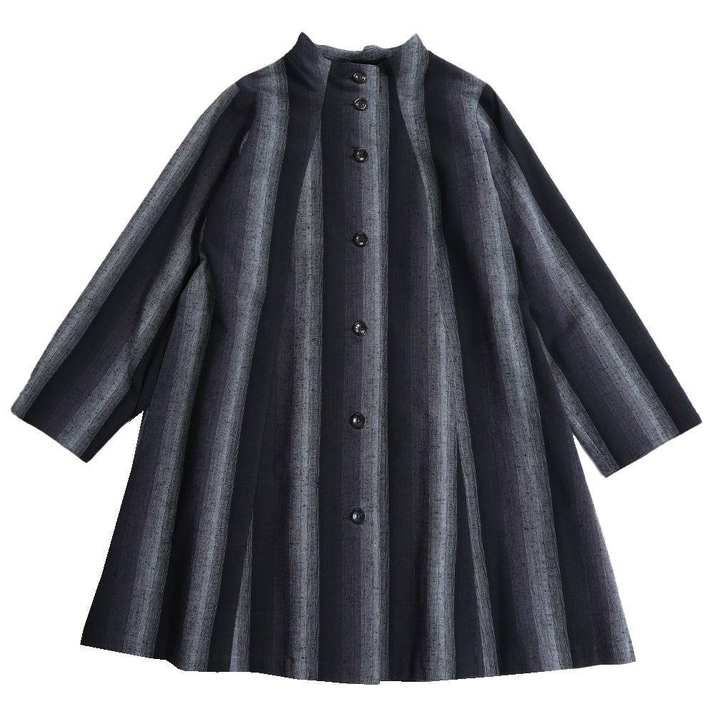 儀右ヱ門 ギエモン ぎえもん 久留米絣コート セ237 日本製【as