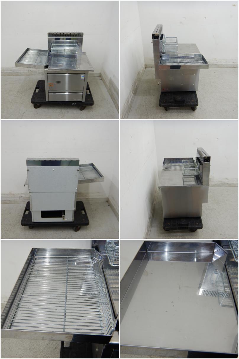 中古】 A06768 卓上型 ガスフライヤー 12L タニコー NB-TCFL-C4045G