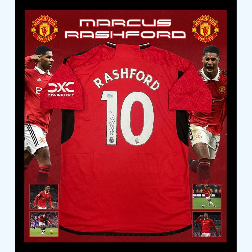 直筆サイン入り】ラッシュフォード マンチェスターユナイテッド