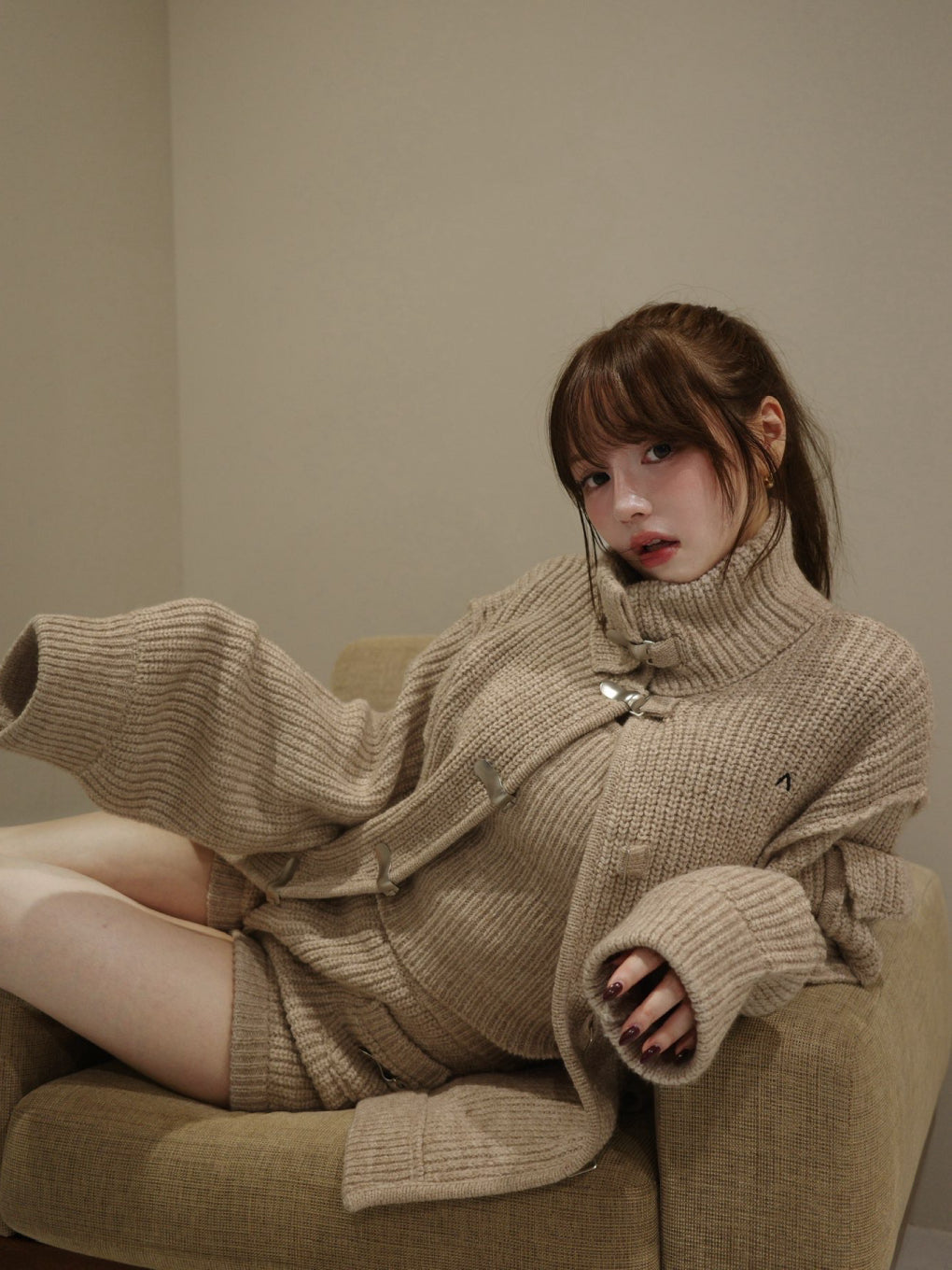 ANDMARY】Hug knit set up
