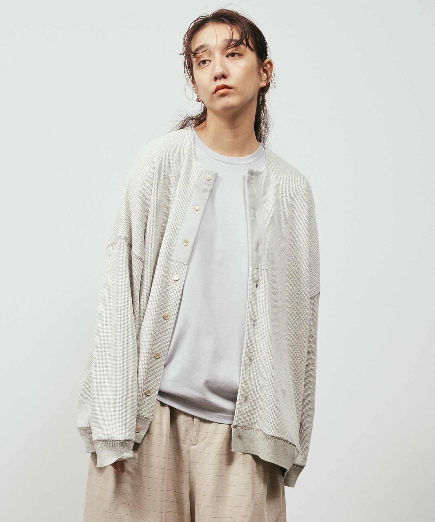 ワッフルヘンリーネックCD – ANLIO（アンリオ）