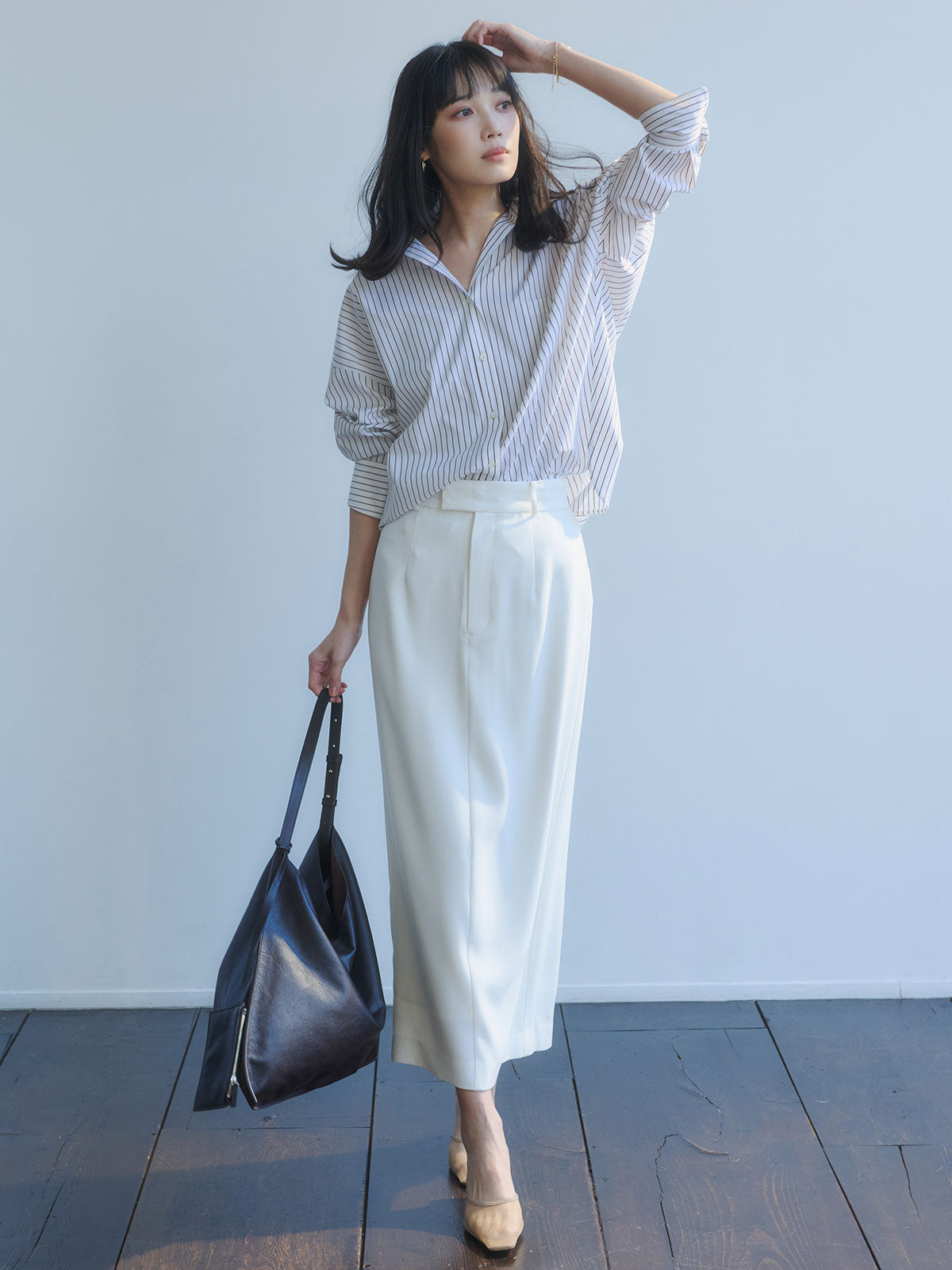 ダブルサテンナロースカート