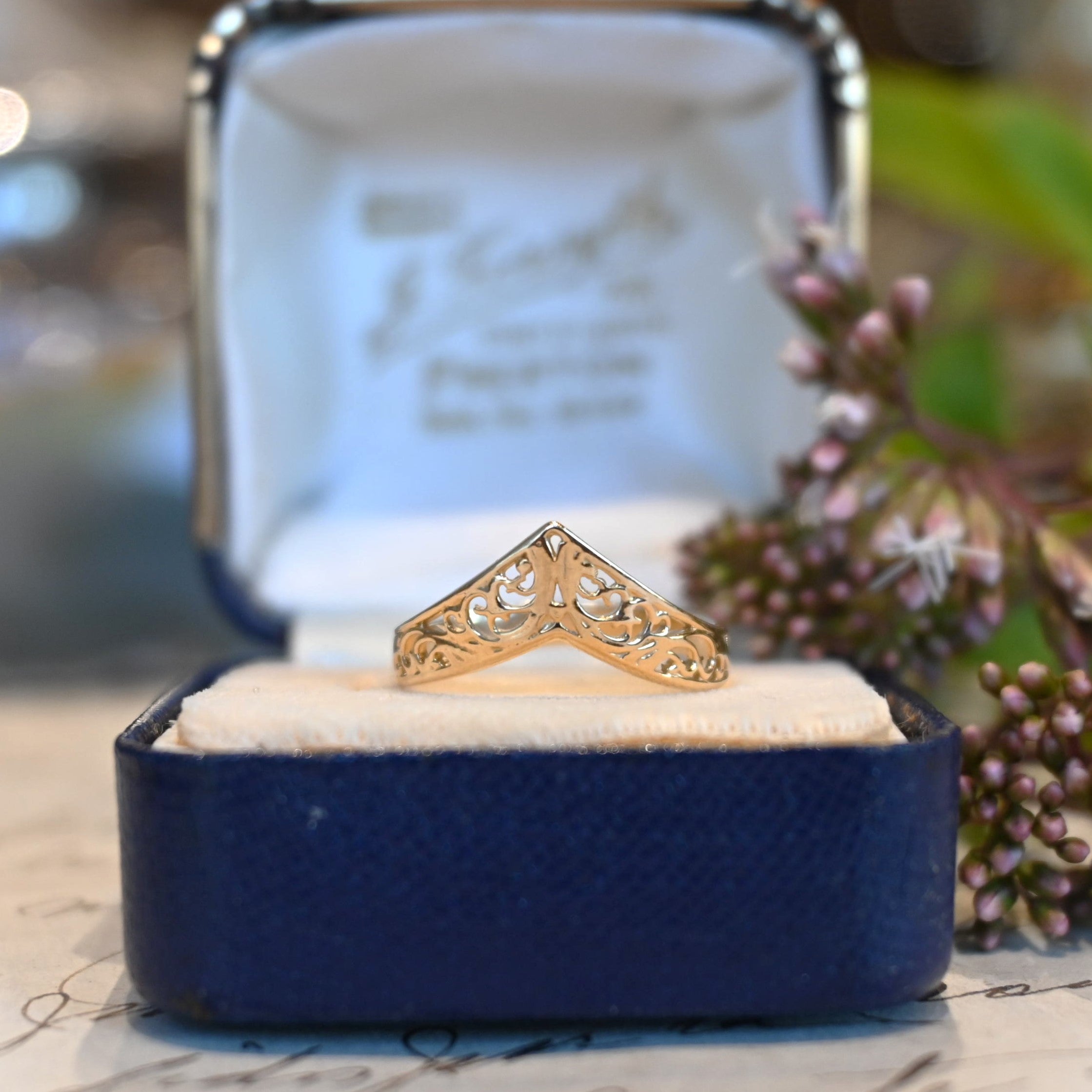 透かしデザインリング | 芦屋Antico