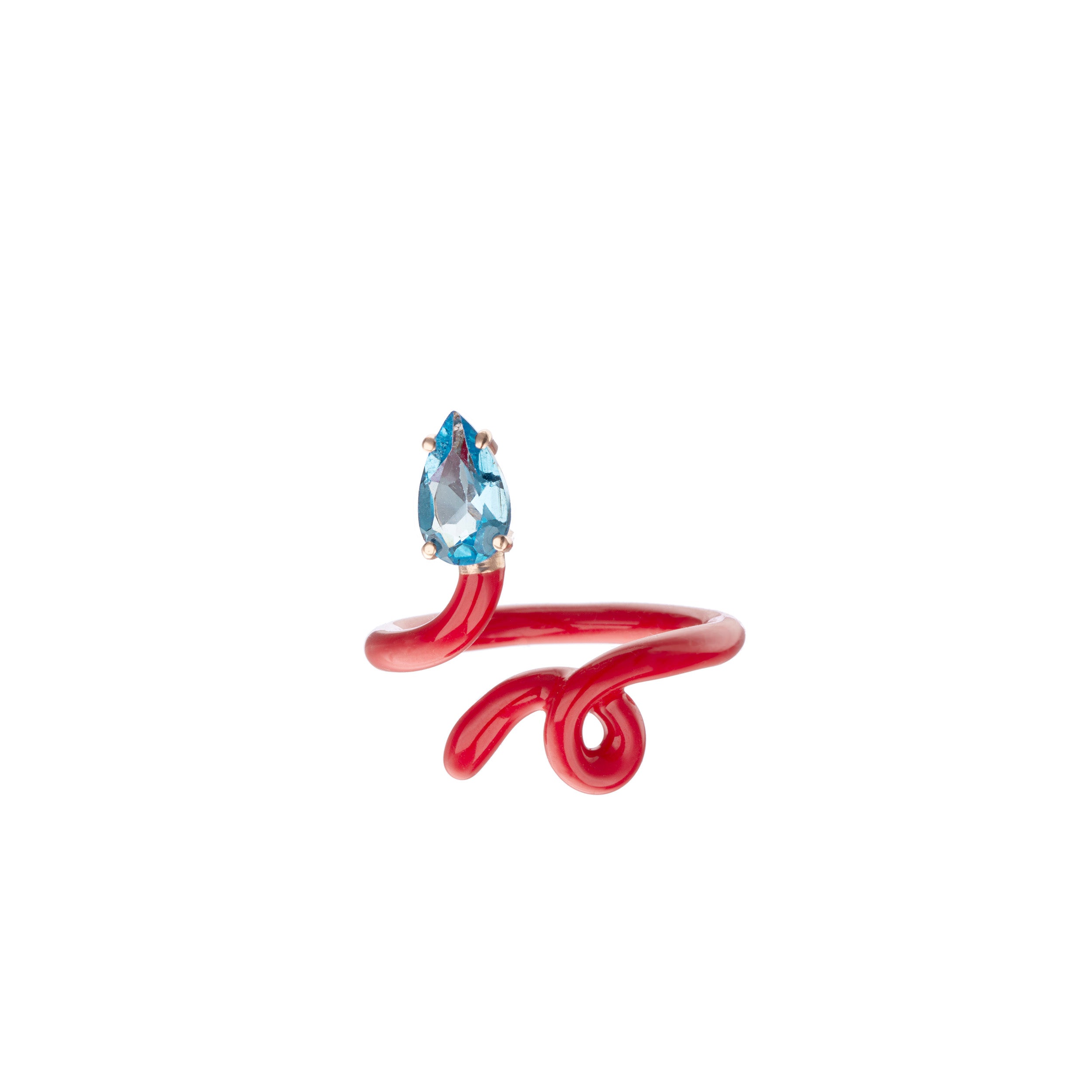 BABY VINE RING ~ IN RED – Bea Bongiasca