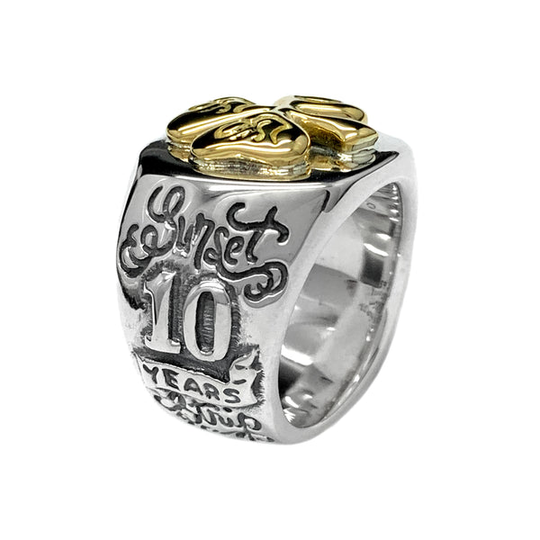 Shamrock Social Club 10th Anniversary Ring - Bill Wall Leather Inc.
