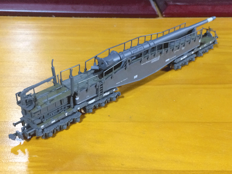 独軍【レオポルド列車砲】 | 地球連邦鉄道（Earth Federal Railroad）