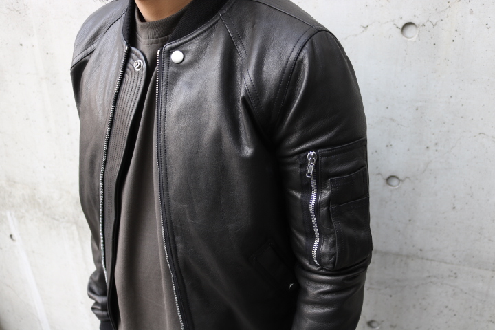 Rick Owens Leather RAGLAN BOMBER JACKET | ShelterII BLOG