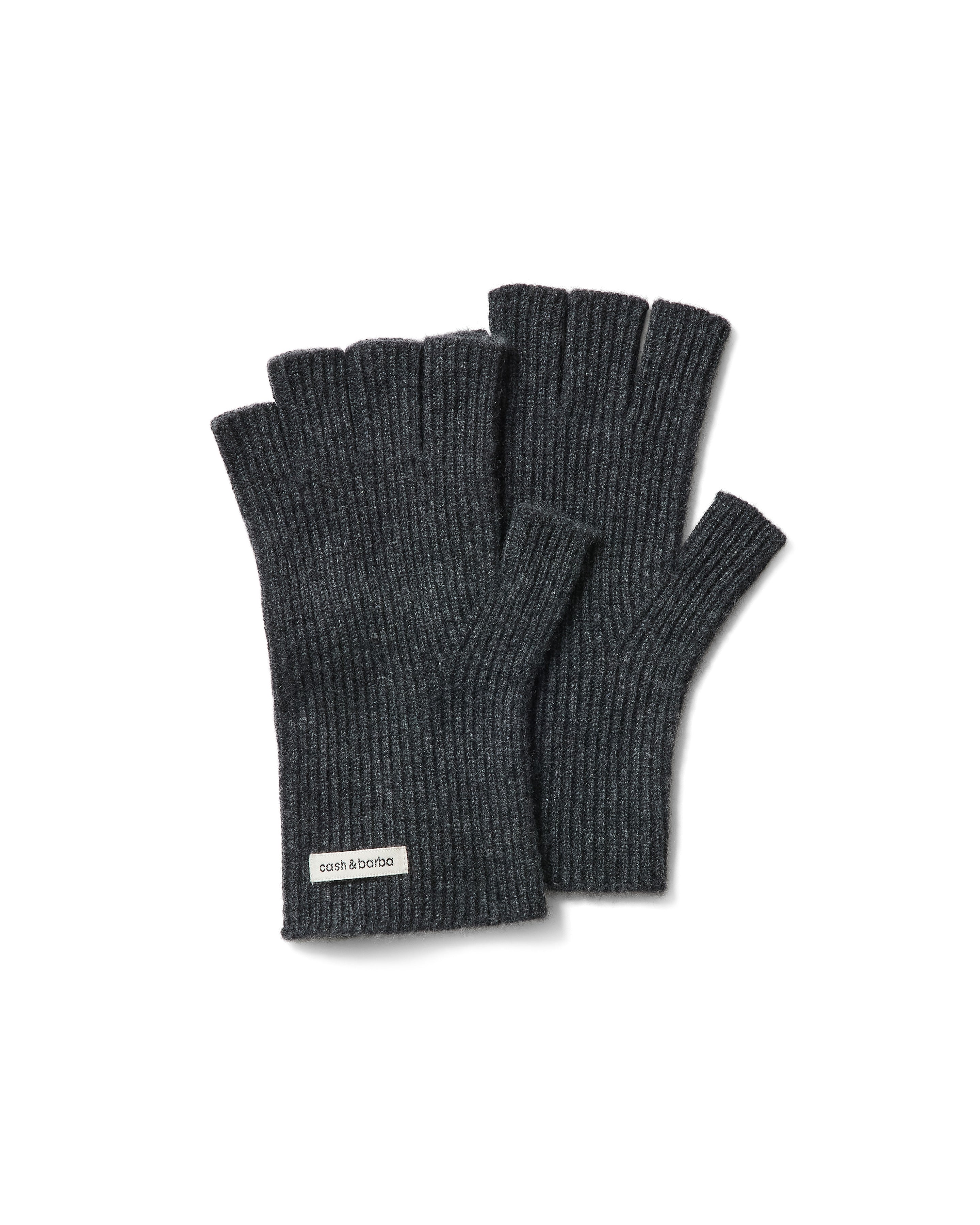 キャッシュベイビー オープンフィンガーグローブ, Charcoal – cash & barba