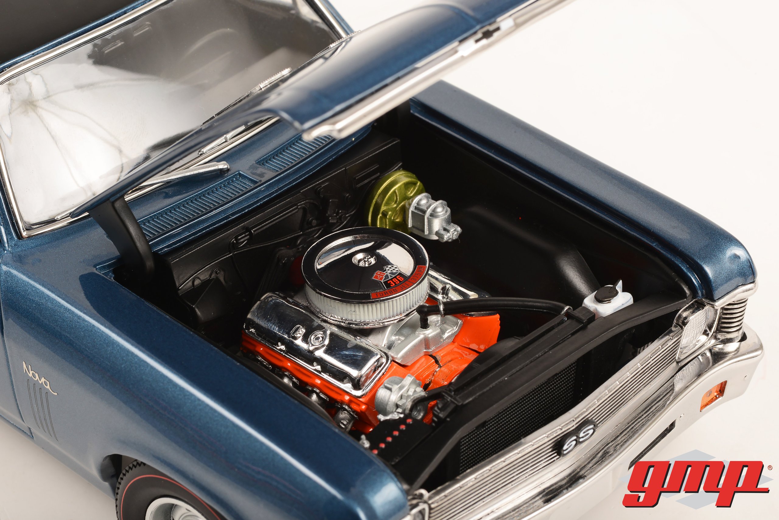 1969 Chevrolet Nova Blue The Mod Squad TV Series in 1:18 scale by