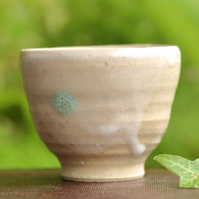 小川甚八 湯呑茶碗 満容量100ml 日本茶中国茶用茶杯 汲み出し 作家もの