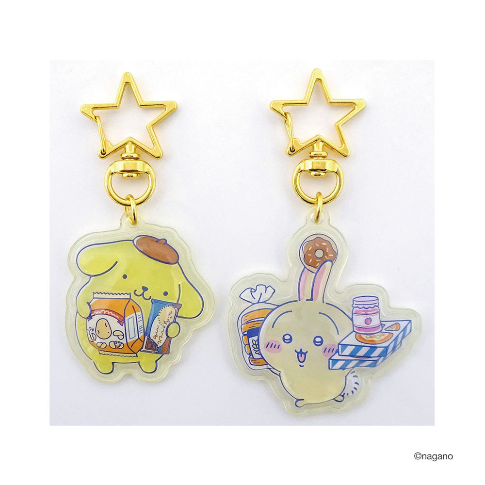 ちいかわ×サンリオキャラクターズ ぷっくりったいペアキーホルダー