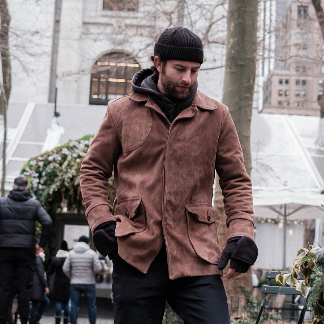 T.R. Brown Suede Hunting Jacket | Cockpit USA
