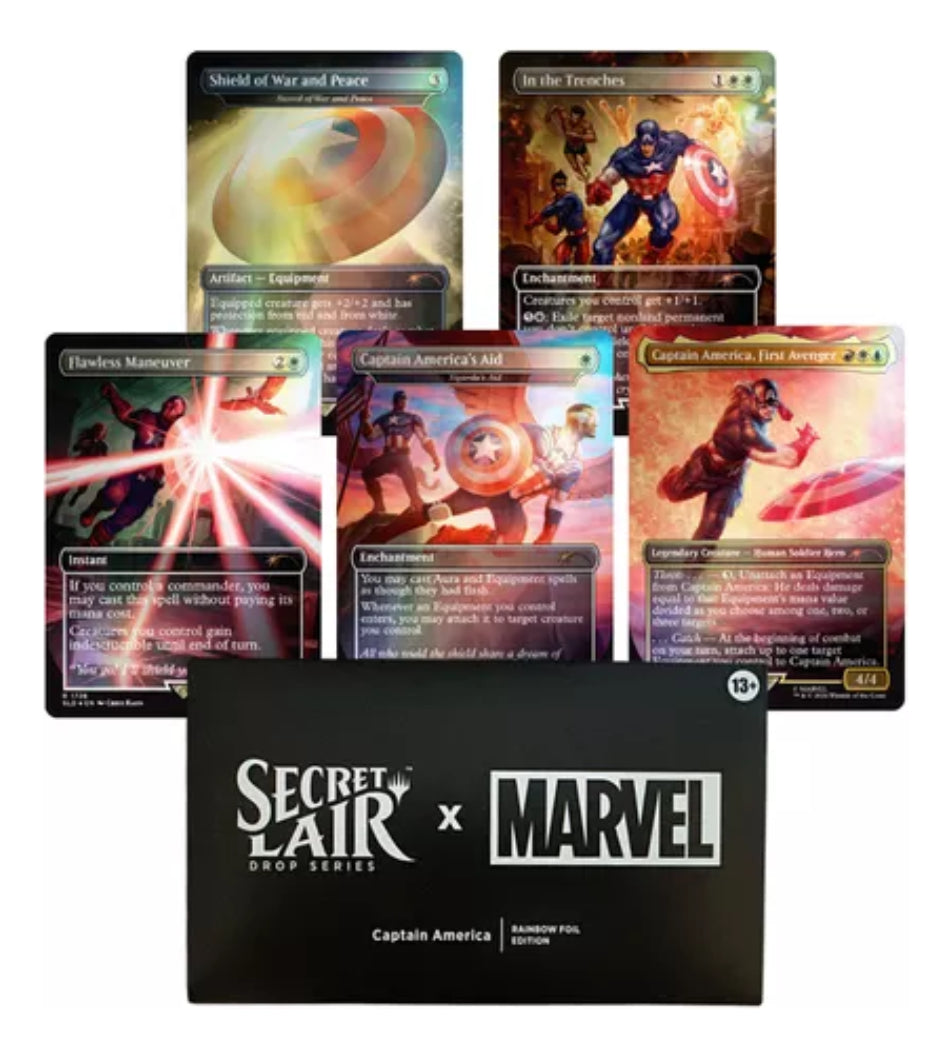 Mtg: Secret Lair Marvel - Captain America [foil]