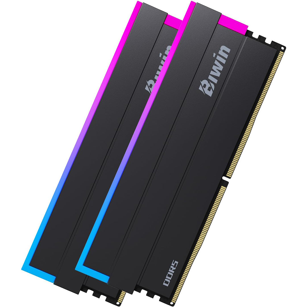 BIWIN DW100 DDR5 2X16GB (32GB) BLACK OPAL RGB 6000MHz BLACK RAM
