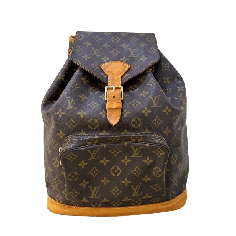 ルイ・ヴィトン LOUIS VUITTON モンスリGM M51135 モノグラム ゴールド