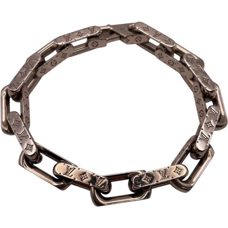 ルイ・ヴィトン LOUIS VUITTON コリエ・チェーンモノグラム シルバー