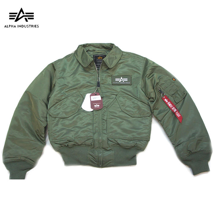 米国販売 CWU-45P フライトジャケット アルファインダストリーズ