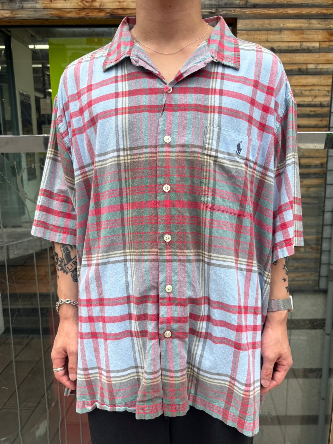 90's RALPH LAUREN「CALDWELL」オープンカラーシャツ – FUJI STORE