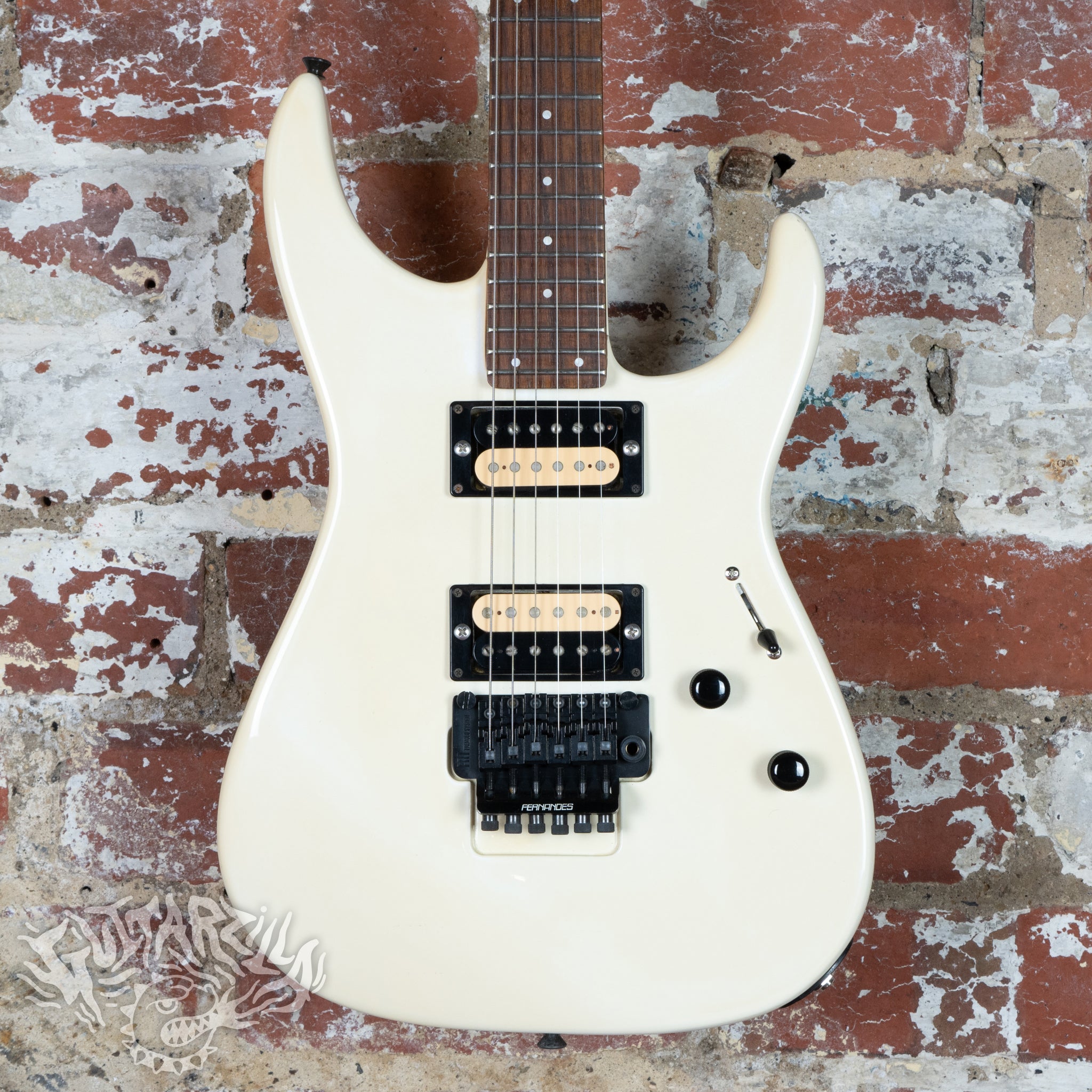 Fernandes Revolver FR-75 WHT 1989 White MIJ Japan – Guitarzilla