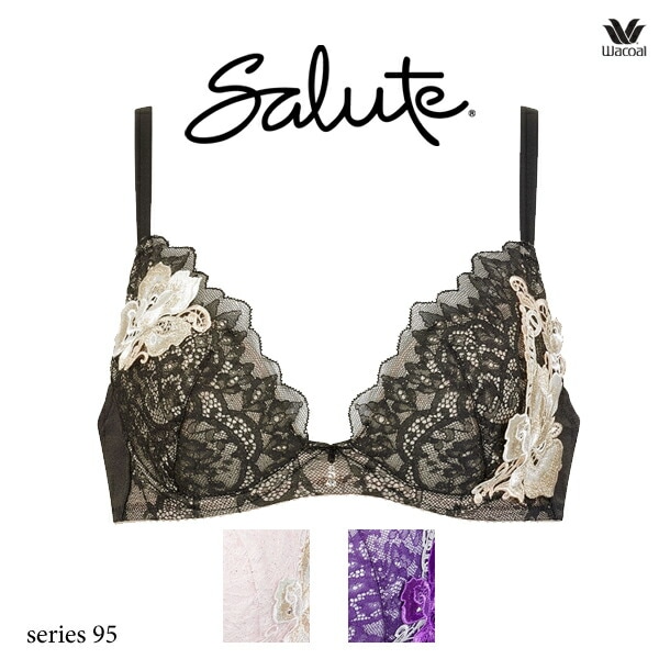ワコール サルート 95G ブラジャー BTJ495 3/4カップワイヤー VIVA