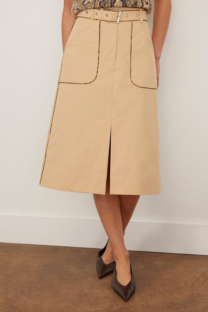 Dries Van Noten Sheraz Skirt in Beige – Hampden Clothing