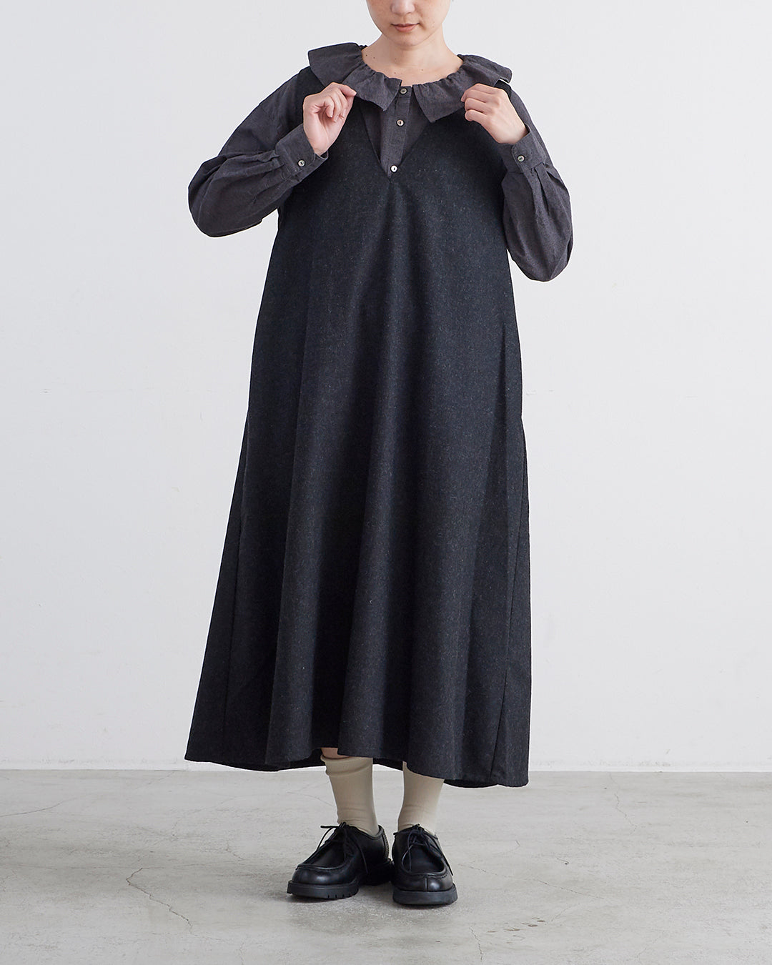 HEAVENLY ヘブンリー］ #011 Wool Mix Jumperskirt / ウール ミックス