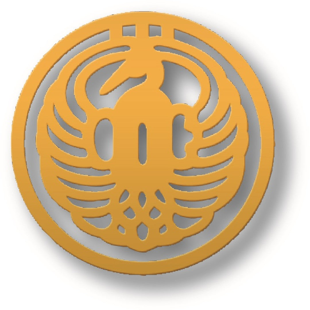 鍔クリップ「鶴丸透かし鍔 」 – iware - 磐余（いわれ）メタルクラフト