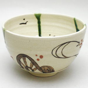 茶器/茶道具 抹茶茶碗】 弥七田手織部 川本了生作 – 今屋静香園
