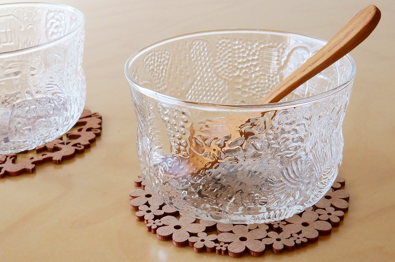 北欧フィンランド ガラス食器 NUUTAJARVI（ヌータヤルヴィ）FAUNA