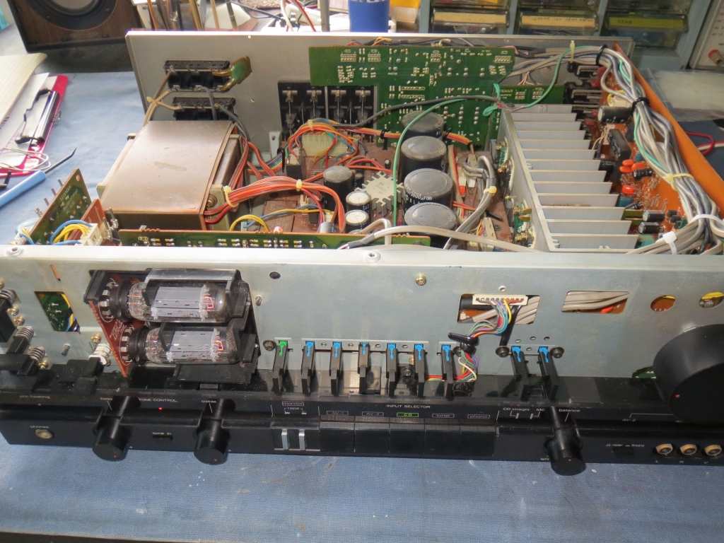 ALPINE/LUXMAN製LV-103uプリメインアンプ修理 | 滋賀オーディオ