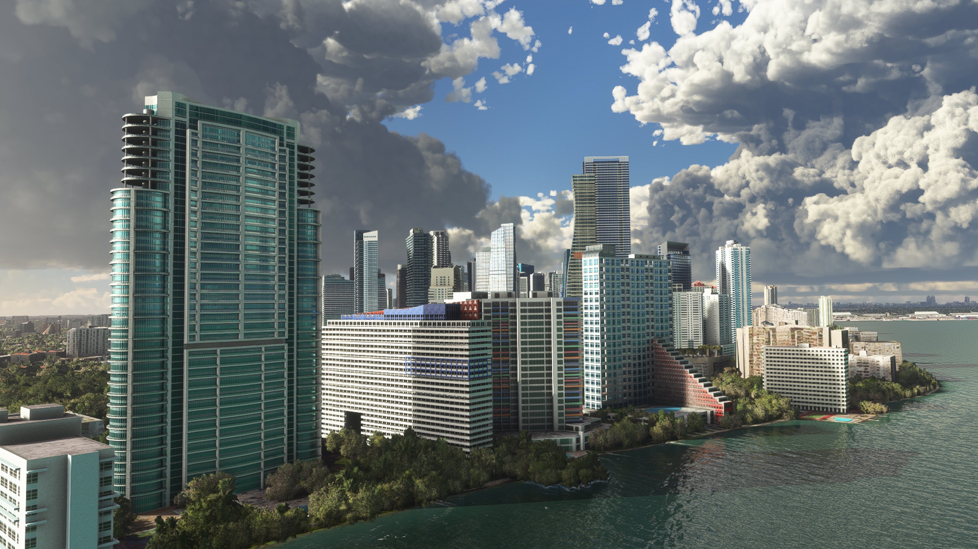 SamScene3D USA Modern Cities Vol.1 for MSFS-2020 – iniBuilds Store