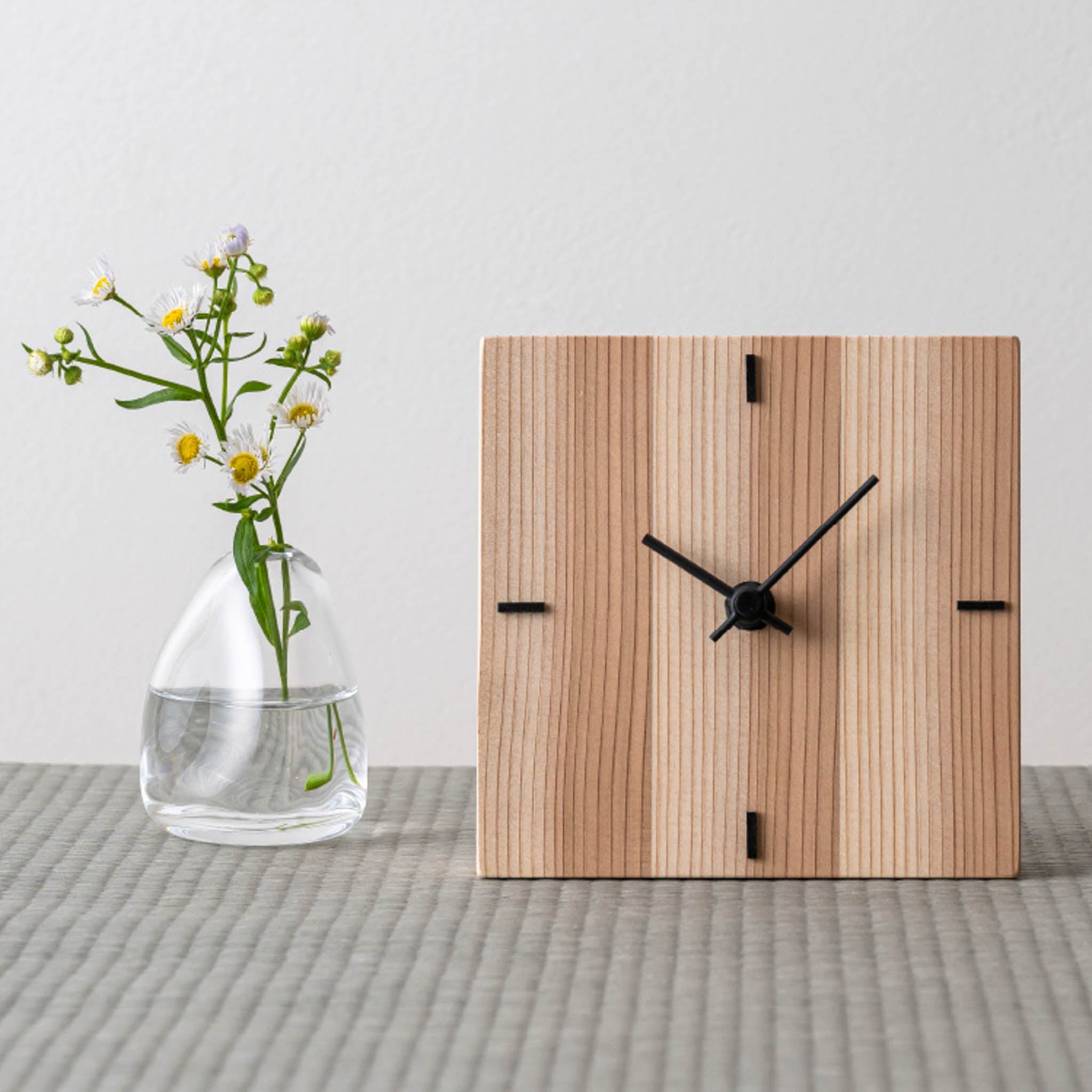 木工製品 置き時計 | ko NENRIN | 縞 | ミマツ工芸