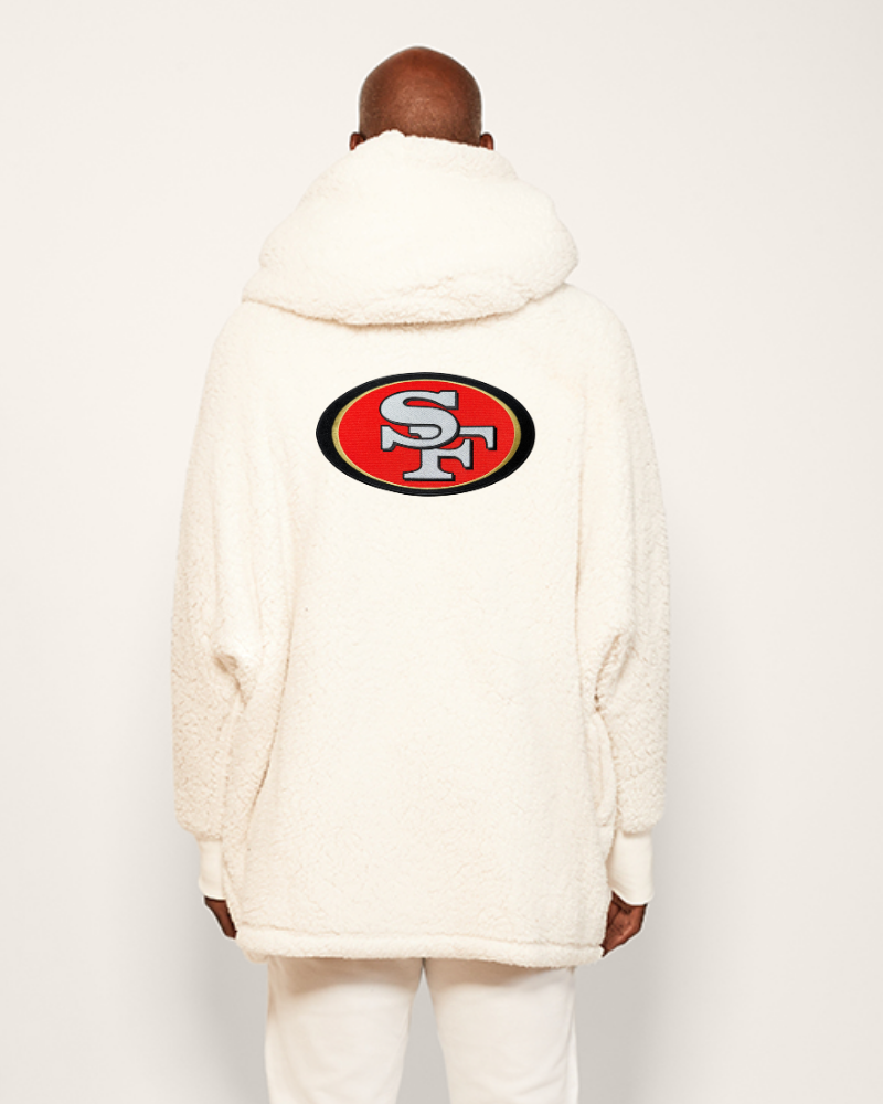 San Francisco 49ers Lounger in 2XL/3XL | Soft Sherpa Hoodies