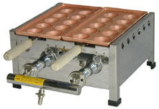 山下金物 銅板木柄たこ焼き器