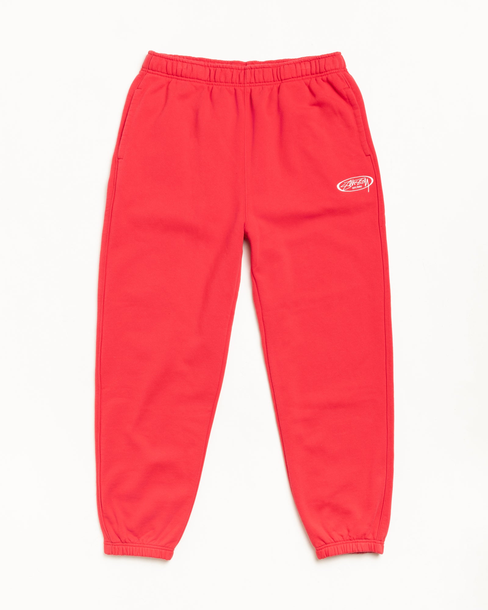Fleece Track Pant – Red | Pants | Stüssy Japan