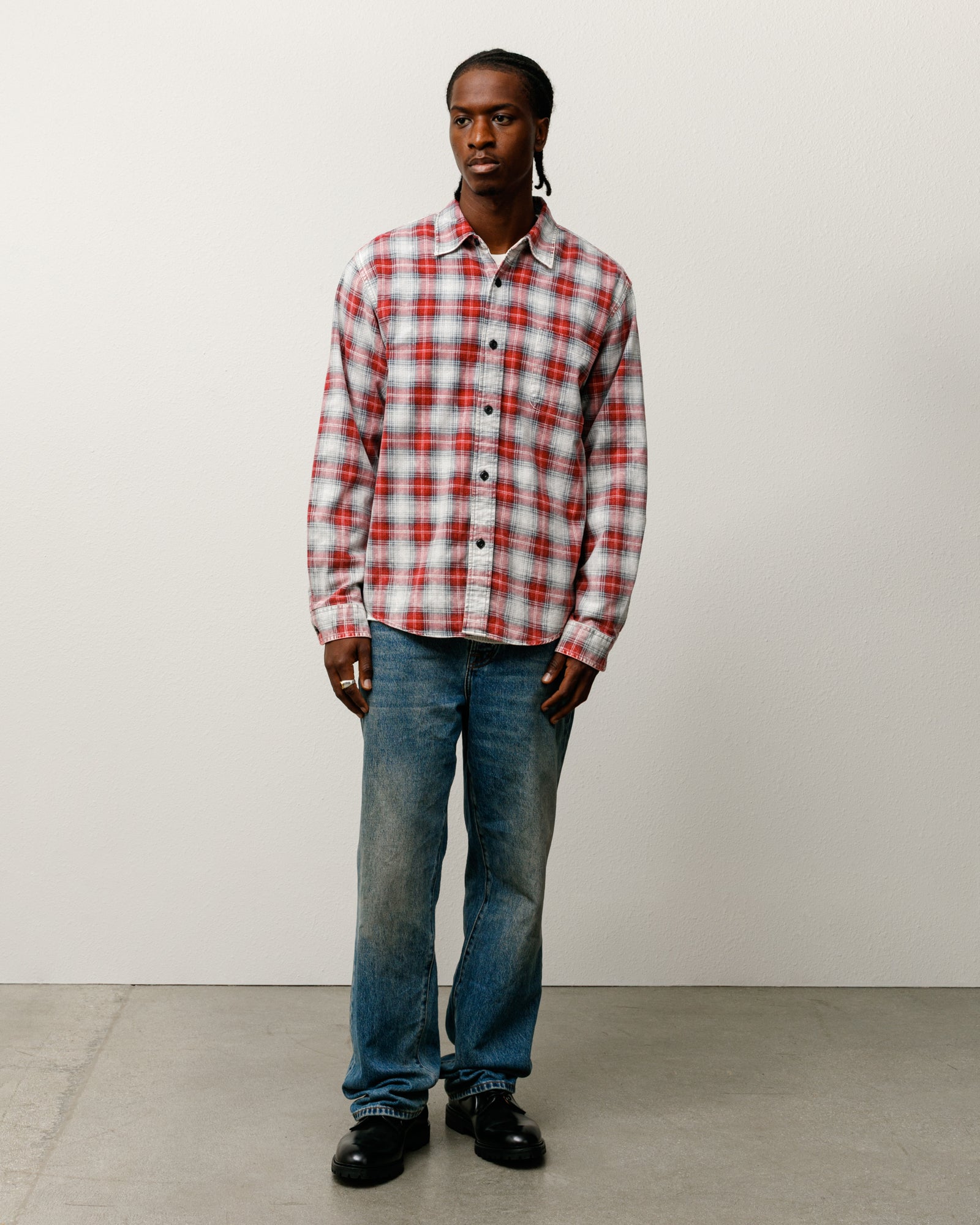 Dax Printed Shirt – Red | Tops & Shirts | Stüssy Japan