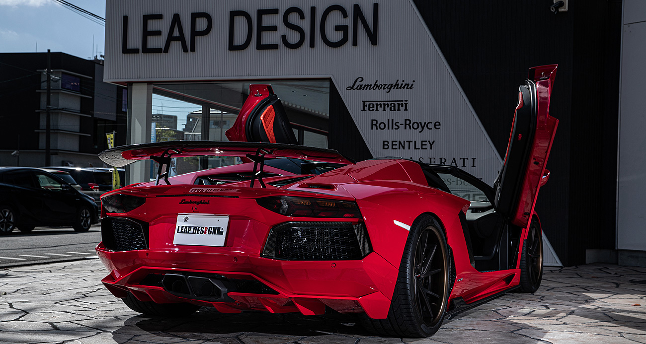 ランボルギーニ アヴェンタドールLP700-4専用 LEAP DESIGNカーボン