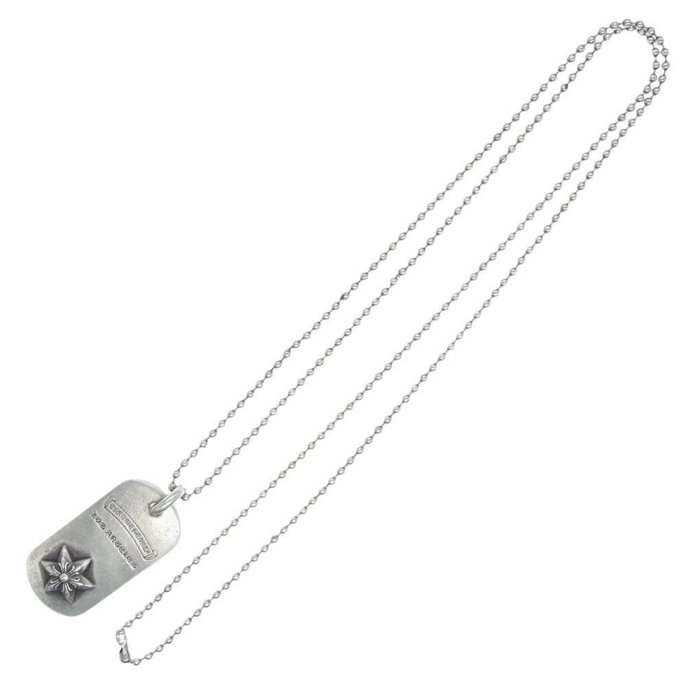 CHROME HEARTS クロムハーツ（原本無） RAISED STAR DOGTAG