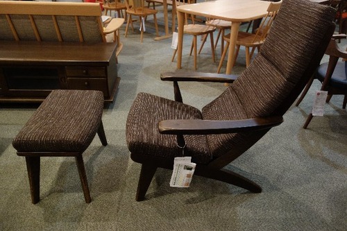 柏木工・ウィルダネス イージーチェアKLC54 オットマンKLC55