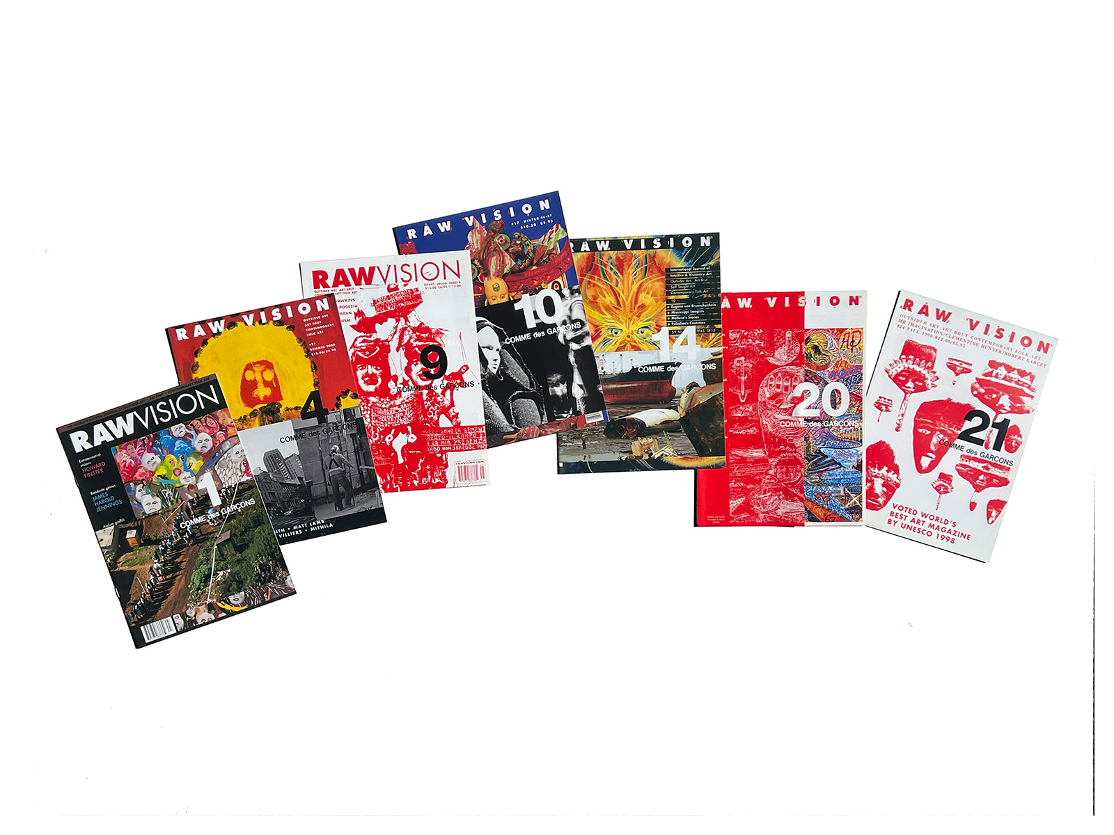 COMME des GARÇONS 2014 DMs Raw Vision set of 7 | PAGE SPREAD