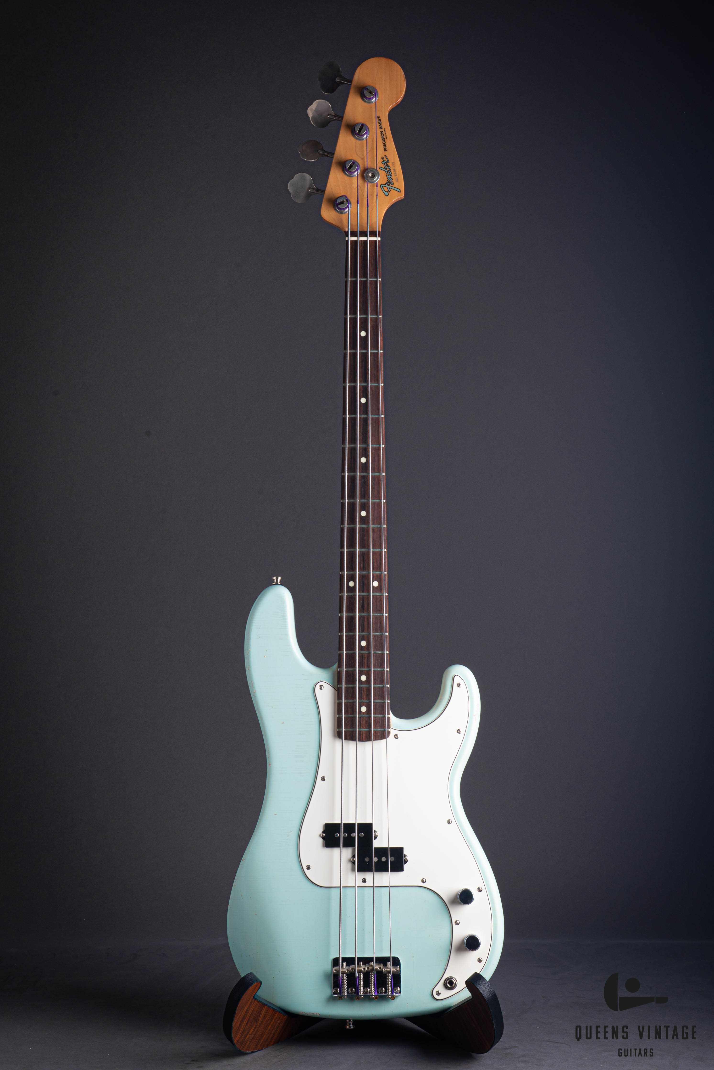 1986 Fender Japan Precision bass with Aged MJT body – Queens