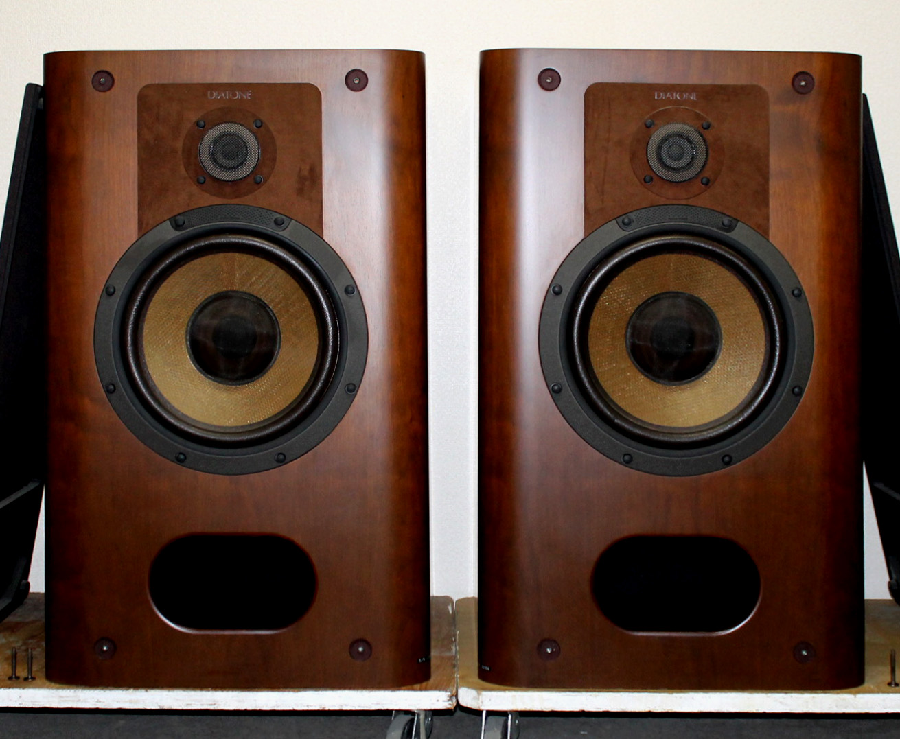 22987☆DIATONE 2ウェイスピーカー 2S-3003【美品/ケーブル付】