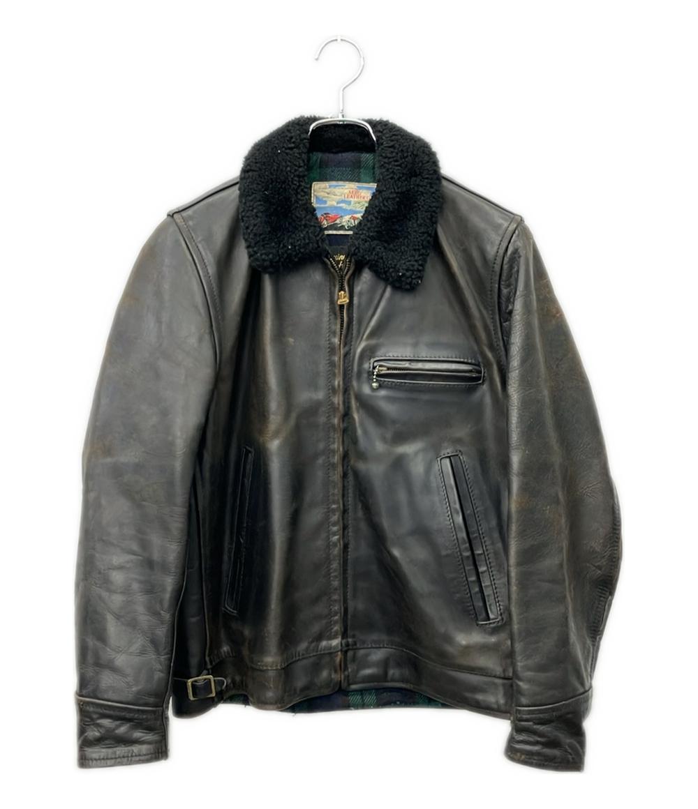 AERO LEATHER シングルライダース ライダースジャケット メンズ エアロ