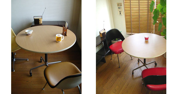 herman miller ハーマンミラー イームズ テーブル ユニバーサルベース