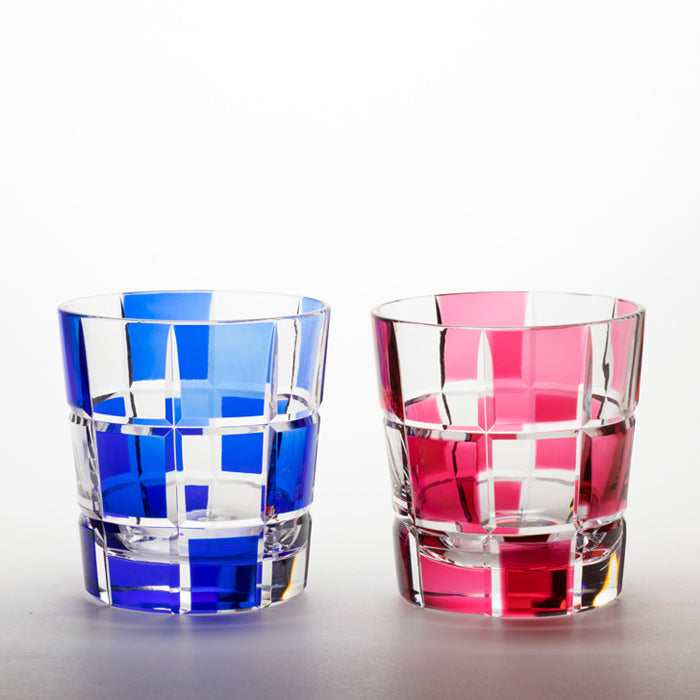 M-285-2 市松文様 オールド ペア – 硝子工房 彩鳳